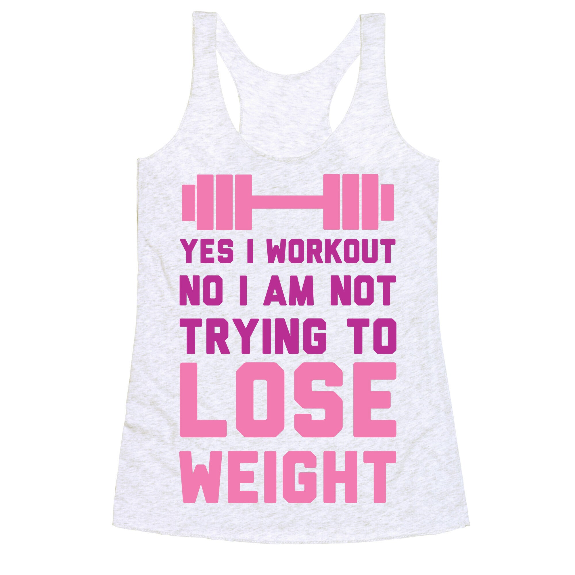 Yes I Workout Racerback Tank